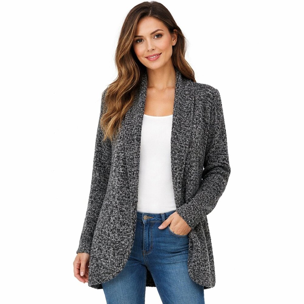 Express marble grey cardigan size s/p